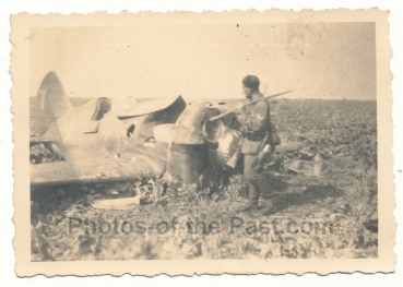 Polikarpow I-16 Rata Flugzeug Wrack Russland