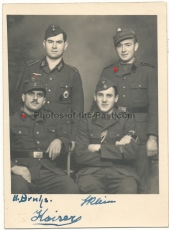 Portrait Waffen SS Gebirgsjäger - Lazarett Salzkammergut Bad Aussee 1944 - 1945