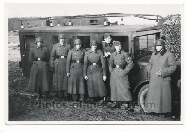 SS Männer Division Totenkopf SS Funker Nachrichten LKW Funk Kfz Antennen Rahmen Nürnberg 1941