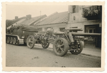 SS Panzer Halbkette mit Mörser Artillerie Geschütz