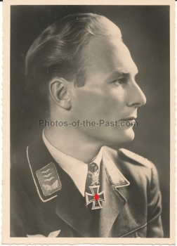 Knights cross portrait postcard Major Baumbach