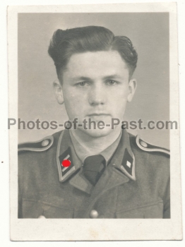 Pass Portrait Waffen SS Unterscharführer