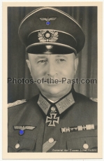 Hoffmann Portrait Karte Ritterkreuzträger des Heeres General der Panzer Josef Harpe