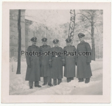 Waffen SS Offiziere im Winter 1942 in Berlin Lichterfelde