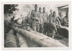 Waffen SS Männer in Schlepzig Spreewald Brandenburg 1942