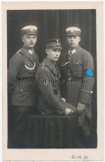 Portrait SA Feldjäger SA Feldpolizei Brüder aus Kiel 1934 ! Sturmabteilung