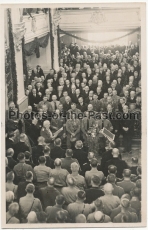 Foto Ansichtskarte Staatsakt in Potsdam Ansprache Reichspräsident von Hindenburg