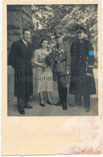 Angehörige des SS Hauptamtes - SD- SS Führerdegen - Hochzeit