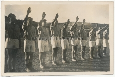 Wehrmacht Verw. Komp. 133 Soldaten beim Fußballspiel auf Kreta Griechenland 1943