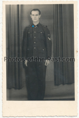 Portrait Waffen SS Rottenführer mit Schulterklappen SS Junkerschule Braunschweig 1943