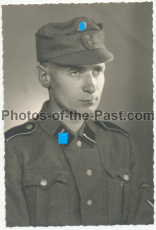 Portrait Waffen SS Gebirgsjäger Sturmmann mit Bergmütze