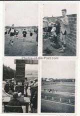 4 Fotos Hitlerjugend HJ Fußballspiel Hitlerjungen