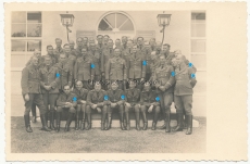 Portrait Gruppenbild Reichslagerführer mit seltenem Ärmelband Stellv. d. Führer Reichslager - Ausbilder für politische Leiter in der NSDAP