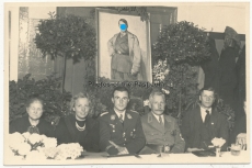 Ritterkreuzträger der Luftwaffe - Jagdflieger Oberst Hermann Graf mit Familie