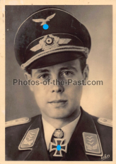 Röhr Ritterkreuzträger Foto Postkarte Stuka Pilot Robert Georg Freiherr von Malapert genannt Neufville - Stuka Geschwader 1