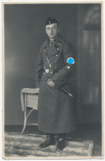 Portrait NSKK Angehöriger mit Dolch - Kraftfahrer Korps