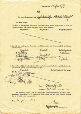 Schriftstück an das Kommando des Segelschulschiff Albert Leo Schlageter mit original Unterschrift des späteren Eichenlaubträgers Bernhard Rogge