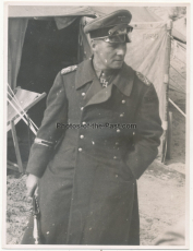 Wüstenfuchs Generalfeldmarschall Erwin Rommel mit Ritterkreuz und Interimsstab in Afrika