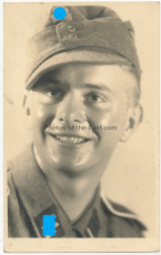 Portrait Waffen SS Sturmann vom SS-Gebirgsjäger-Regiment 6 
