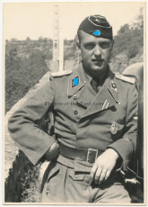 Portrait Waffen SS Obersturmführer der SS Panzer Division 