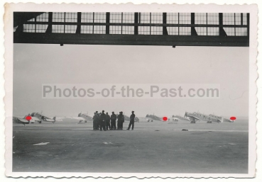 Junkers Ju W34 Flugzeuge Fliegerhorst Hangar Luftwaffe