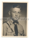 Passport portrait Hitler youth HJ boy Hildesheim