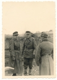 Divisionskommandeur der 4. Gebirs Division mit Ritterkreuz ! Gebirgsjäger Offiziere
