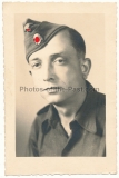 Portrait Foto Waffen SS Angehöriger der 12. SS Panzer Division Hitlerjugend
