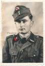 Portrait SS Rottenführer Gebirgsjäger Totenkopf Abzeichen 1. Form