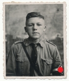 Pass Portrait Hitlerjunge - Gau West Saarpfalz - HJ - Hitlerjugend
