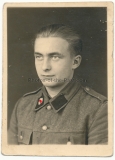 Portrait Foto Waffen SS Mann Division Totenkopf