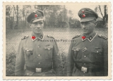 Waffen SS Unterscharführer mit Schirmmützen