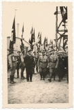 Adolf Hitler in Hamburg 1937 beim Stapellauf vom KdF Dampfer Wilhelm Gustloff