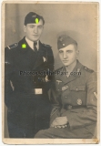 Portrait Foto Waffen SS Panzermann und Soldat vom Regiment Großdeutschland mit Ärmelband