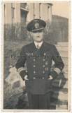 Ritterkreuzträger der Kriegsmarine - U Boot U 37 Kommandant Werner Hartmann in Gotenhafen 1942