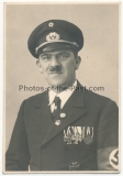 Portrait Foto Angehöriger des Kyffhäuserbund mit Ordensspange