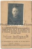 Mitglieds Ausweis der Hitler Jugend für einen Hitlerjungen geboren in Essen 1927