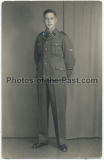 Portrait SS Sturmmann Waffen SS Standarte 2 GERMANIA - Foto Atelier Bergen bei Celle