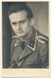 Portrait Waffen SS Unterscharführer - Foto signiert : Leben ist Kampf - Kampf ist Leben