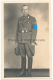 Reichsarbeitsdienst Offizier mit RAD Hauer - Foto mit Widmung und Signatur 1938 - Atelier Kehl am Rhein
