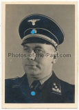 Portrait Hauptsturmführer der Allgemeinen SS mit Schirmmütze