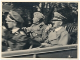 Der Führer Adolf Hitler und der Duce Benito Mussolini im PKW