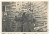 Ritterkreuzträger des Heeres - Genral Max Fremerey und Oberstleutnant Hecker am Gefechtsstand der 29. Infanterie Division in Russland