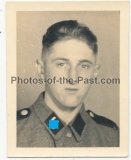 Paß Portrait Waffen SS Schütze