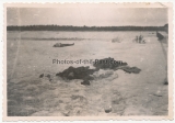 Tote russische Soldaten südlich des Ilmensees im Winter 1941/42