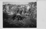 Tote englische Soldaten im Schützengraben bei Langemark in Belgien im April 1915