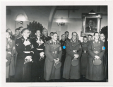 6 Fotos Reichsminister Rudolf Heß begrüßt Verbündete Slowaken Parteiangehörige und SS