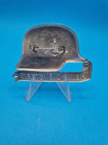 Fotoalbum Auflage Wehrmacht Stahlhelm Meine Dienstzeit ca. 5x7cm. Metall 2 Splinte