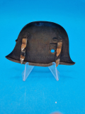 Fotoalbum Auflage Wehrmacht Stahlhelm ca. 5x7cm. Metall 2 Splinte