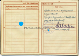 Wehrpaß und Dokumente von einem Feldwebel Infanterie Reg. 17 Braunschweig und Infanterie Reg. 326 EK II Urkunde Unterschrift General der Infanterie Otto Roettig Besitzzeugnis Infanterie Sturmabzeichen Verwundeten Abz. in Schwarz etc.